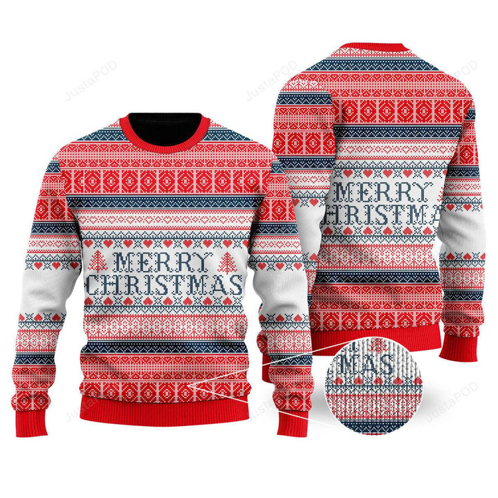 Merry Christmas Sleigh It Ugly Christmas Sweater, Merry Christmas Sleigh It 3D All Over Printed Sweater