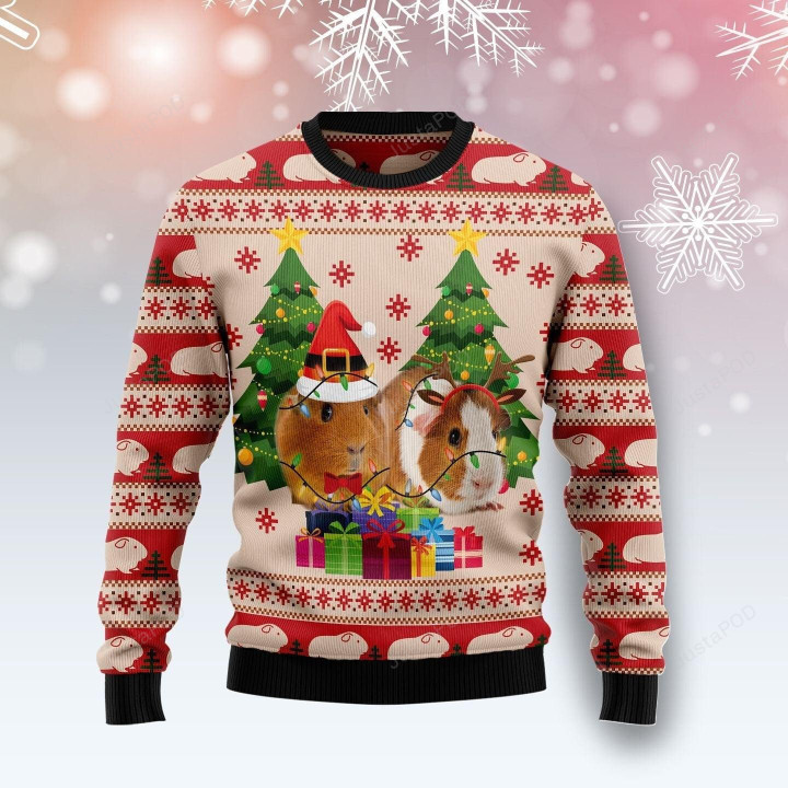 Guinea Pig Love Ugly Christmas Sweater, Guinea Pig Love 3D All Over Printed Sweater