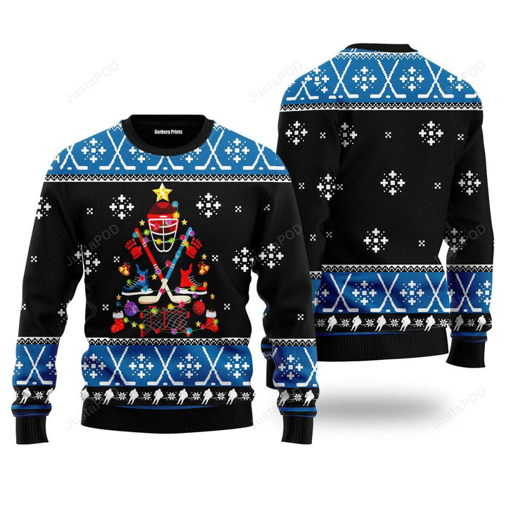 Happy Hockeydays Ugly Christmas Sweater, Happy Hockeydays 3D All Over Printed Sweater