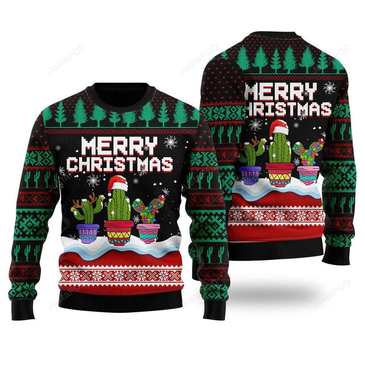 Funny Xmas Catus Ugly Christmas Sweater, Funny Xmas Catus 3D All Over Printed Sweater