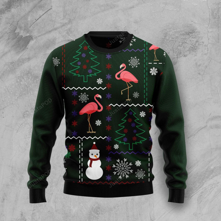 Flamingo Lover Ugly Christmas Sweater, Flamingo Lover 3D All Over Printed Sweater