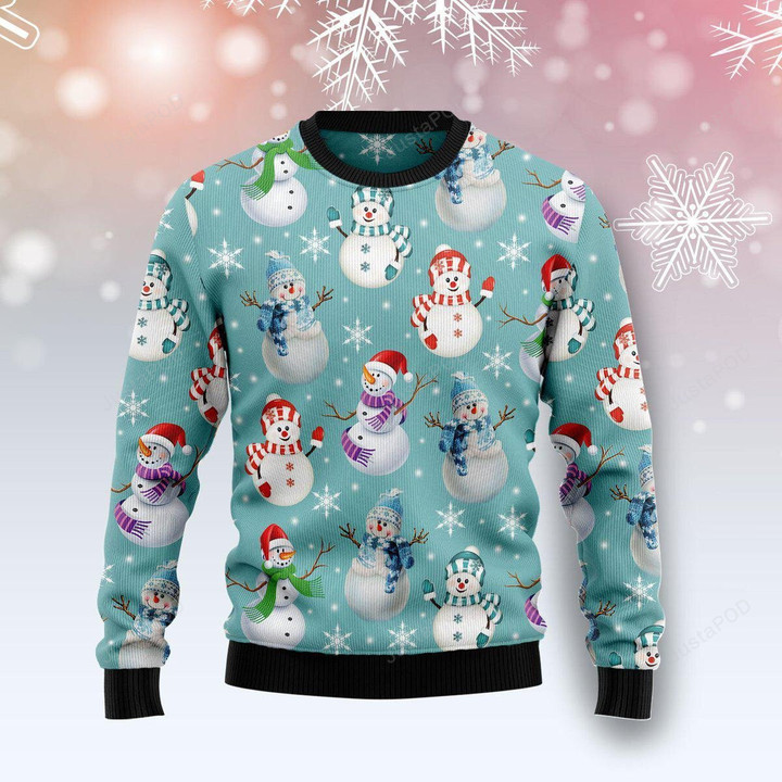 Love Snowman Ugly Christmas Sweater, Love Snowman 3D All Over Printed Sweater