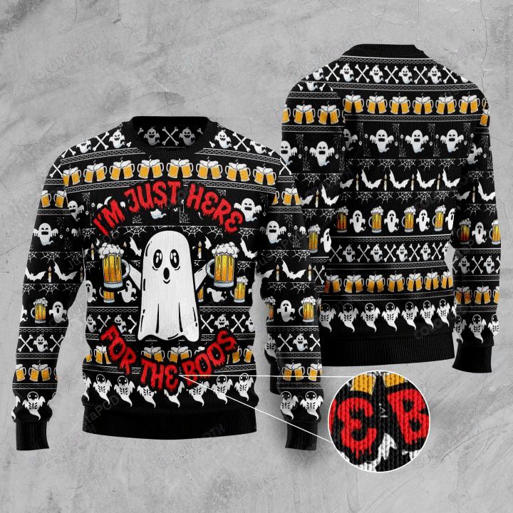 Boo Beer Ugly Christmas Sweater, Boo Beer 3D All Over Printed Sweater