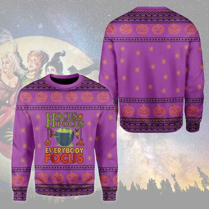 Witches Ugly Christmas Sweater, Witches 3D All Over Printed Sweater