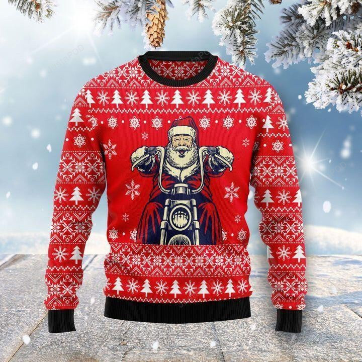 Santa Christmas Ugly Christmas Sweater, Santa Christmas 3D All Over Printed Sweater