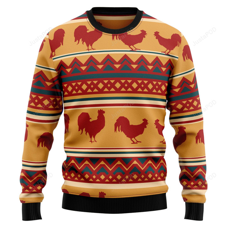 Amazing Chicken Ugly Christmas Sweater, Amazing Chicken 3D All Over Printed Sweater