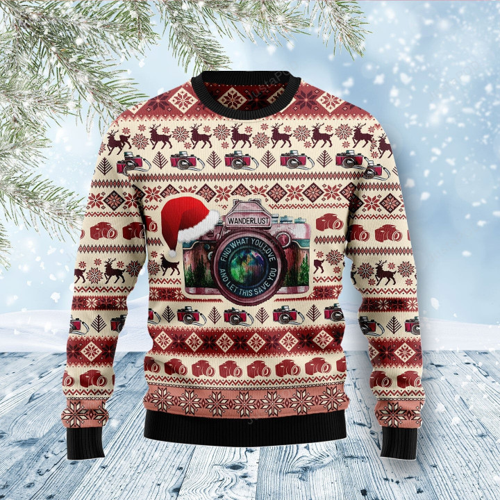 Photograph Save You Ugly Christmas Sweater, Photograph Save You 3D All Over Printed Sweater