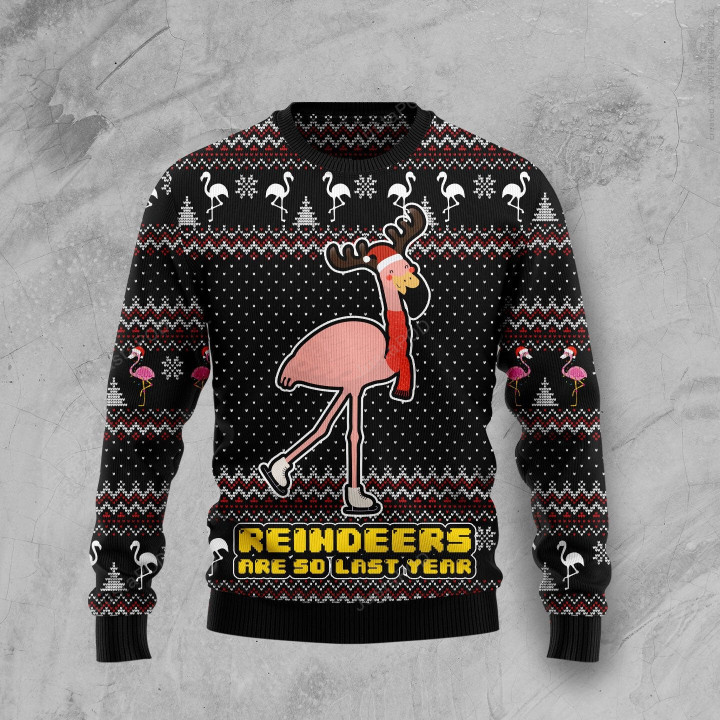 Reindeers Are So Last Year Ugly Christmas Sweater, Reindeers Are So Last Year 3D All Over Printed Sweater