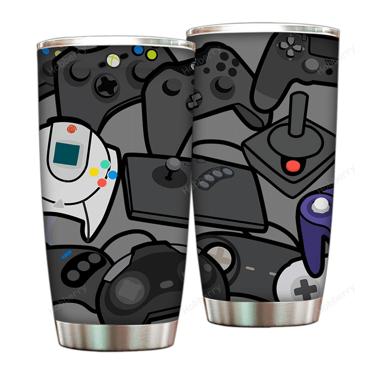 Game Controllers Insulated Stainless Steel Tumbler 20oz / 30oz Hobberry