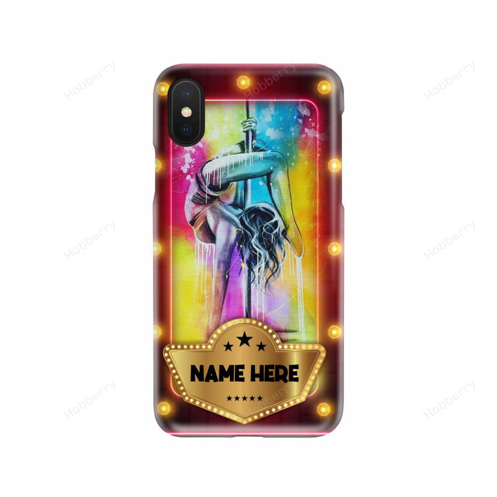 Pole Dance Lover Custom Name Phone Case