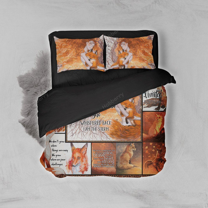 Fox February Girl 3D Bed Set