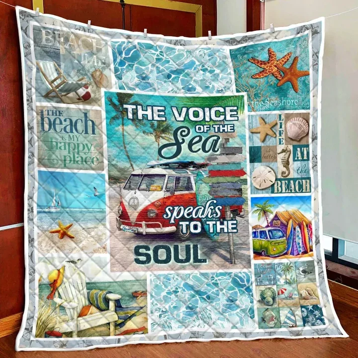 The Voice Of The Sea Speaks To The Soul Quilt Blanket Quilt Set Hobberry