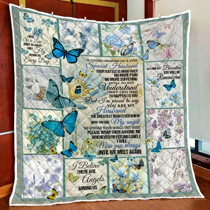 In Loving Memory Of A Very Special Husband Quilt Blanket Quilt Set Hobberry