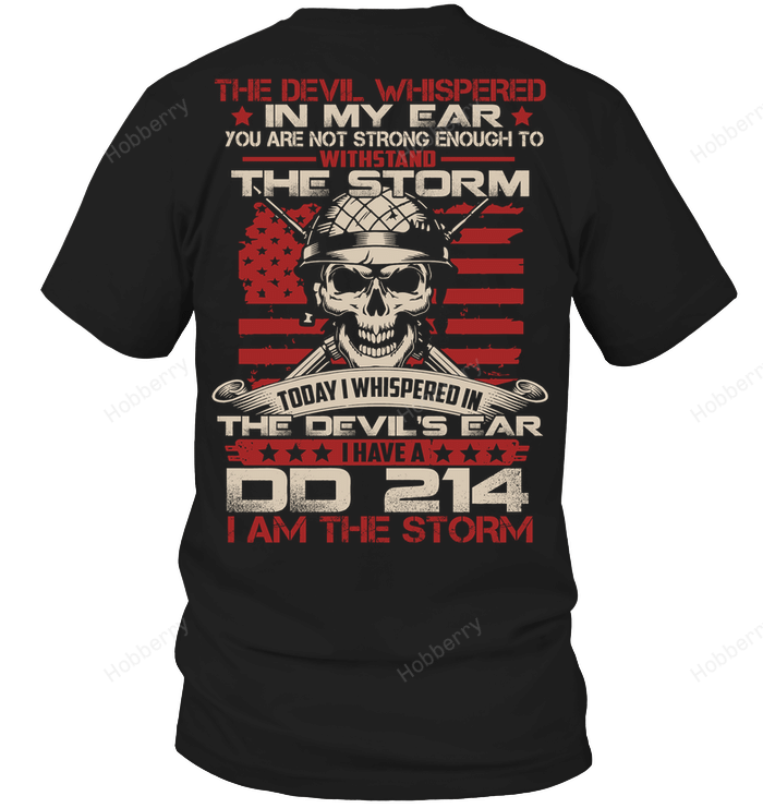 Veteran The Devil Whispered In My Ear T-Shirt