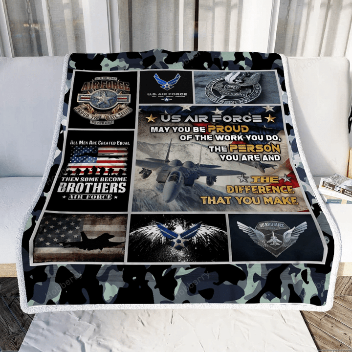 US Air Force – May You Be Proud Throw Blanket