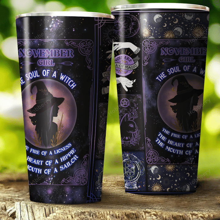 November Girl – The Soul Of A Witch Insulated Stainless Steel Tumbler 20oz / 30oz