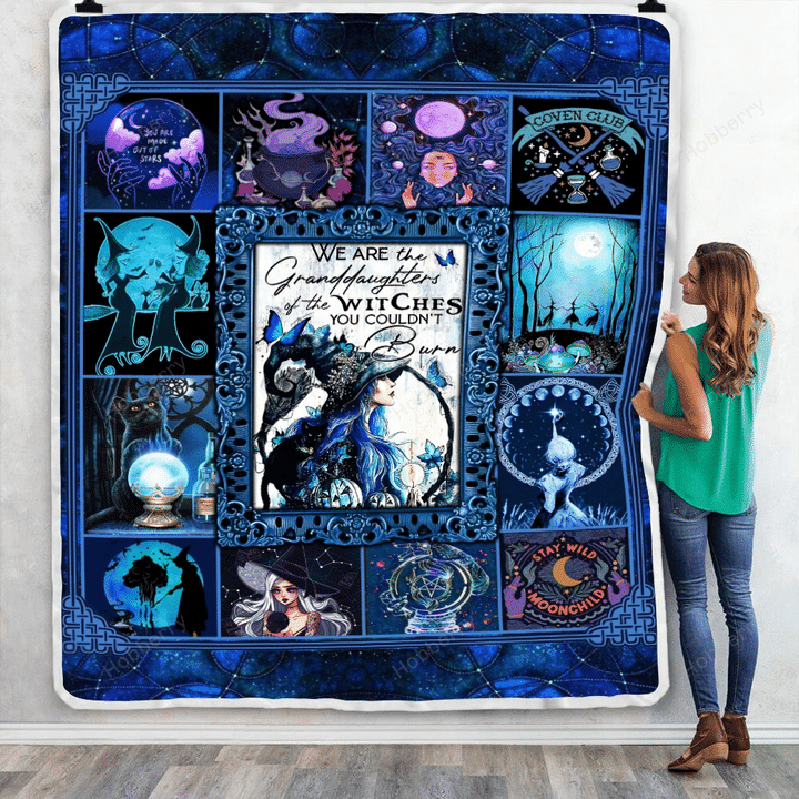 We Are The Granddaughters Of The Witches Throw Blanket