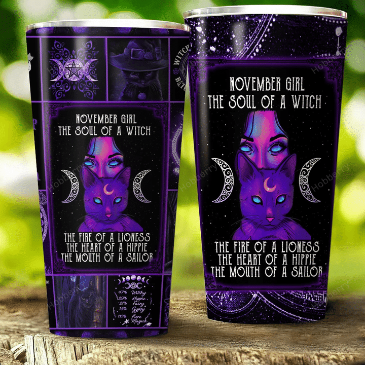November Girl – The Soul Of A Witch Insulated Stainless Steel Tumbler 20oz / 30oz