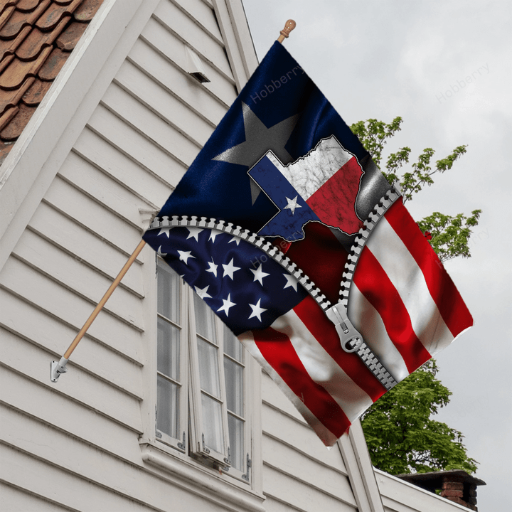 Texas American Flag