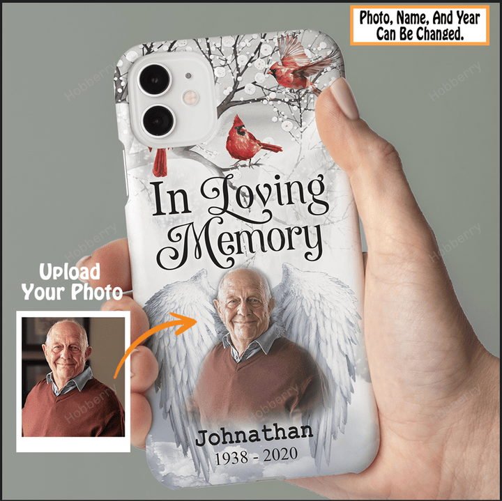 In Loving Memory Custom Photo Name Year - Personalized Custom Phone Case