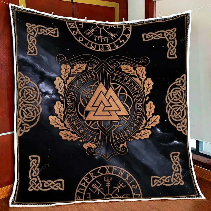 Asgard Viking Symbol Quilt Set Hobberry