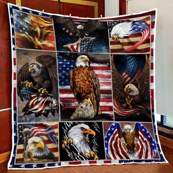 American Eagle Quilt Blanket Quilt Set