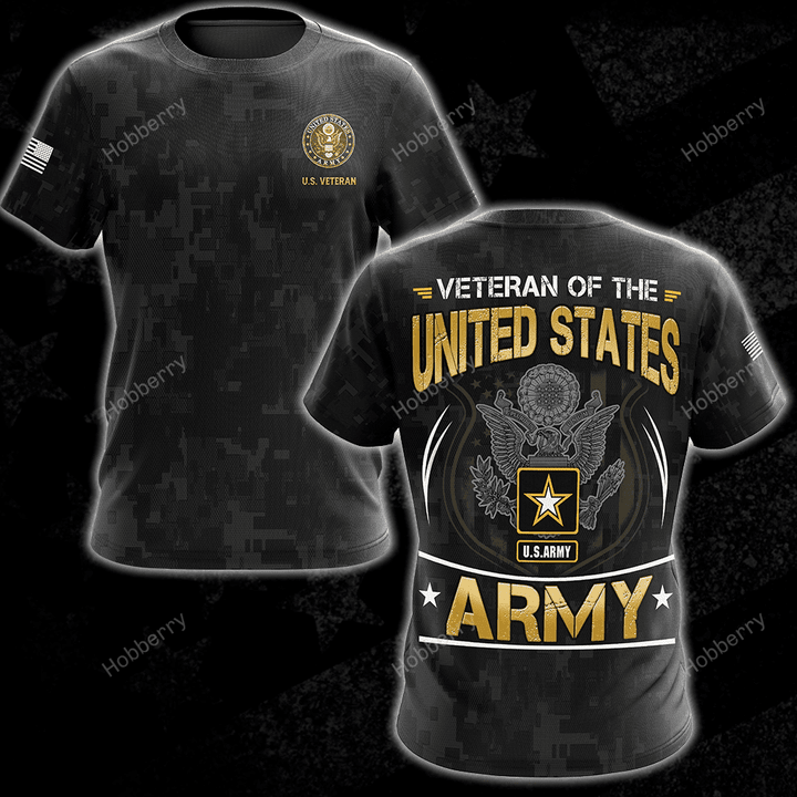 US Military Veteran Shirt Veteran Of The United States Army Veterans Day T-shirt Zip Hoodie Sweatshirt Hawaiian Shirt Tank Top Clothing Apparel