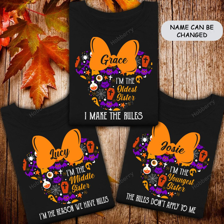 Personalized Sister Halloween Shirt