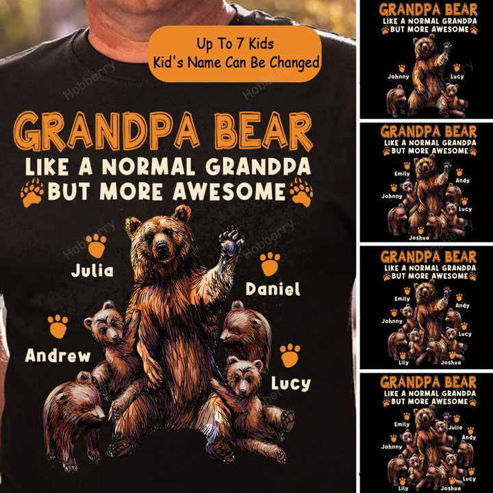 Personalized Grandpa Bear Like a normal grandpa but more awesome