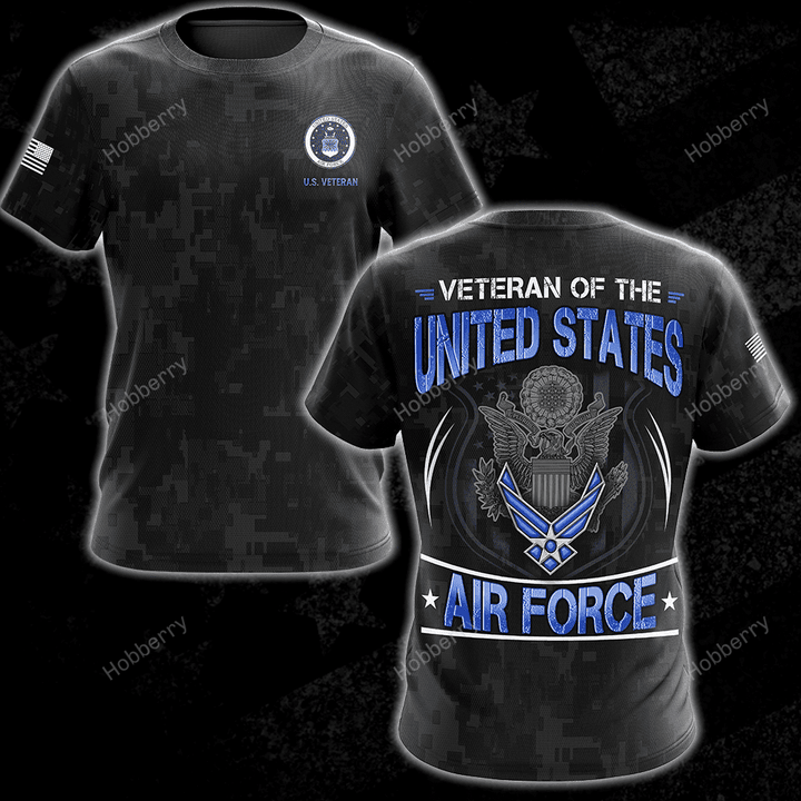 US Military Veteran Shirt Veteran Of The United States Air Force Veterans Day T-shirt Zip Hoodie Sweatshirt Hawaiian Shirt Tank Top Clothing Apparel