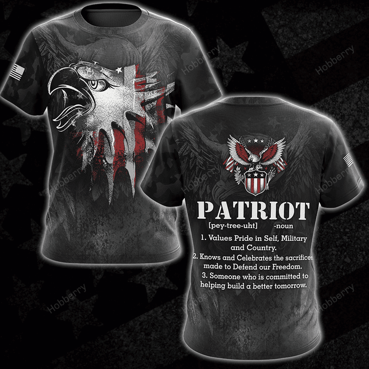 US Military Veteran Shirt Patriot Definition Veterans Day T-shirt Zip Hoodie Sweatshirt Hawaiian Shirt Tank Top Clothing Apparel