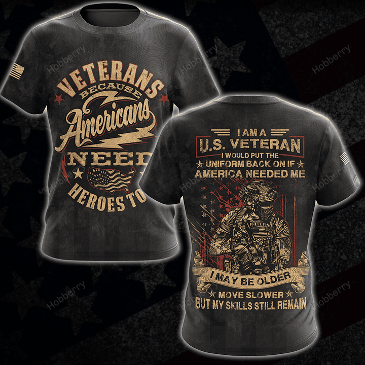 Military Veteran Shirt I Would Put The Uniform Back On If America Needed Veterans Day Memorial Day Gift T-shirt Hoodie Sweatshirt