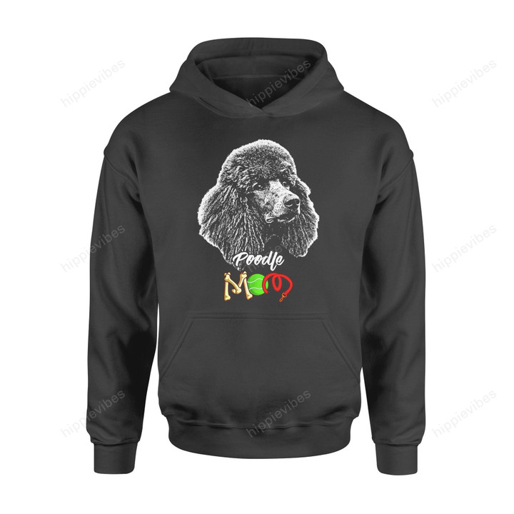 Dog Gift Idea Cute Poodle T-Shirt - Standard Hoodie S / Black Dreamship