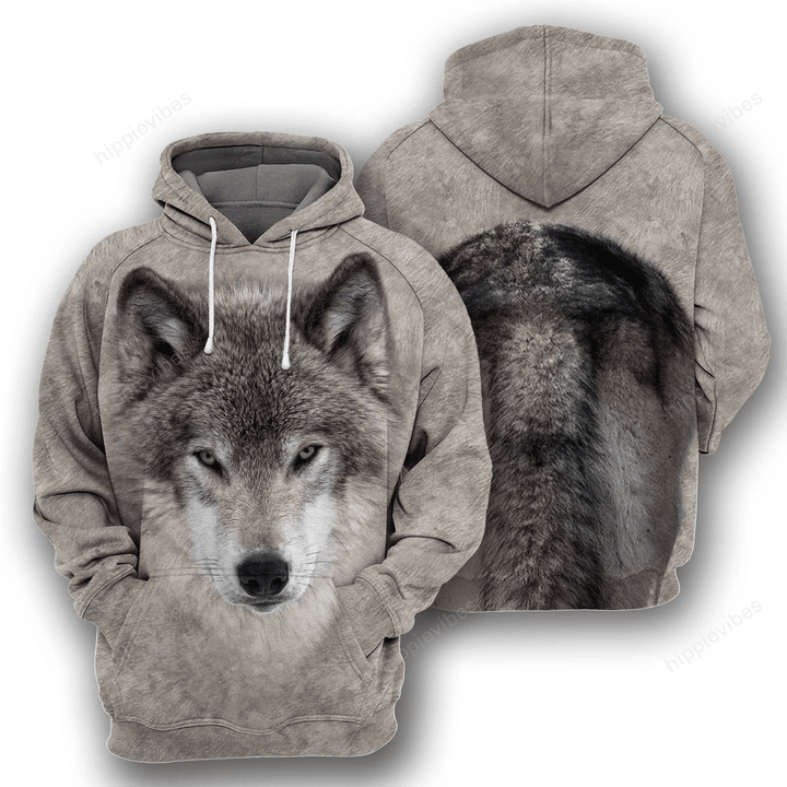 Wolf 3D All Over Printed Hoodie
