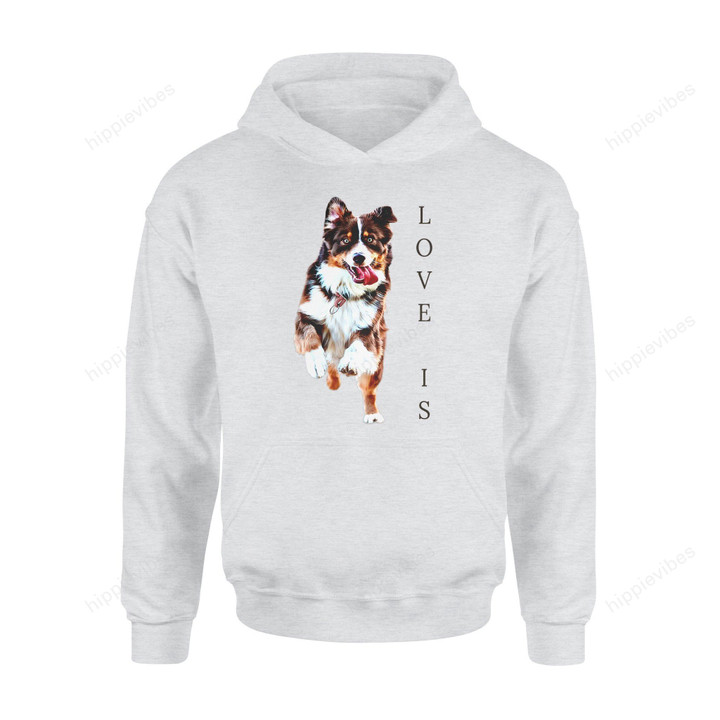 Dog Gift Idea Australian Shepherd T-Shirt - Standard Hoodie S / Heather Grey Dreamship
