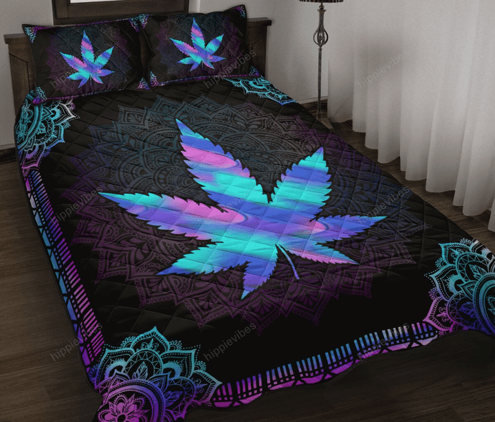Leaf Quilt Bed Set Twin