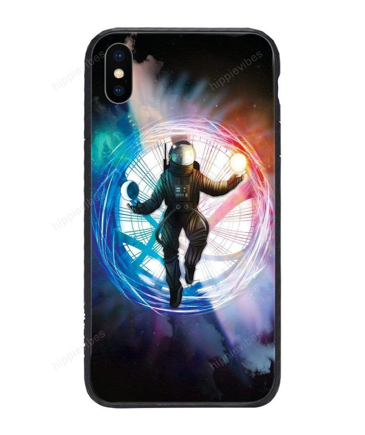 Custom Glass Phone Case Cover Astronaut As Doctor Strange Iphone / X Collection