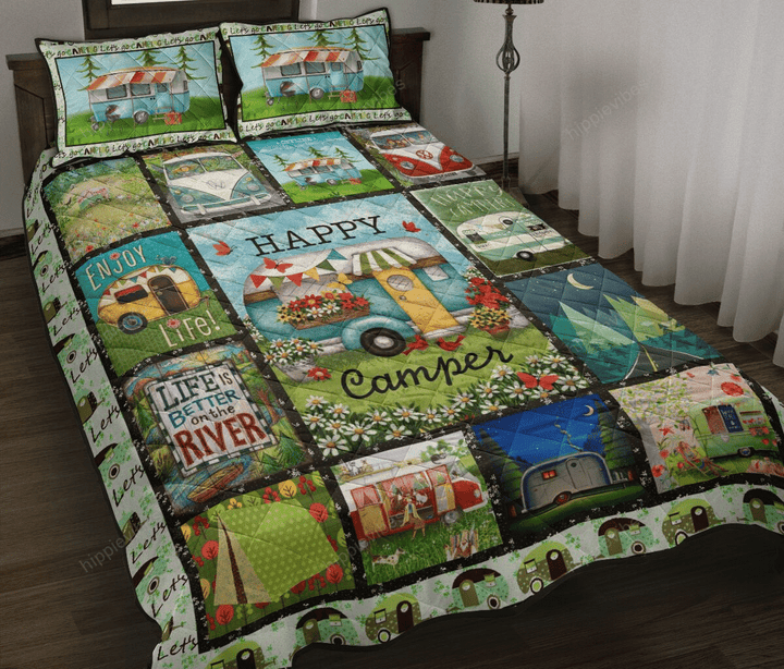 Love Camping - Quilt Bed Set Twin