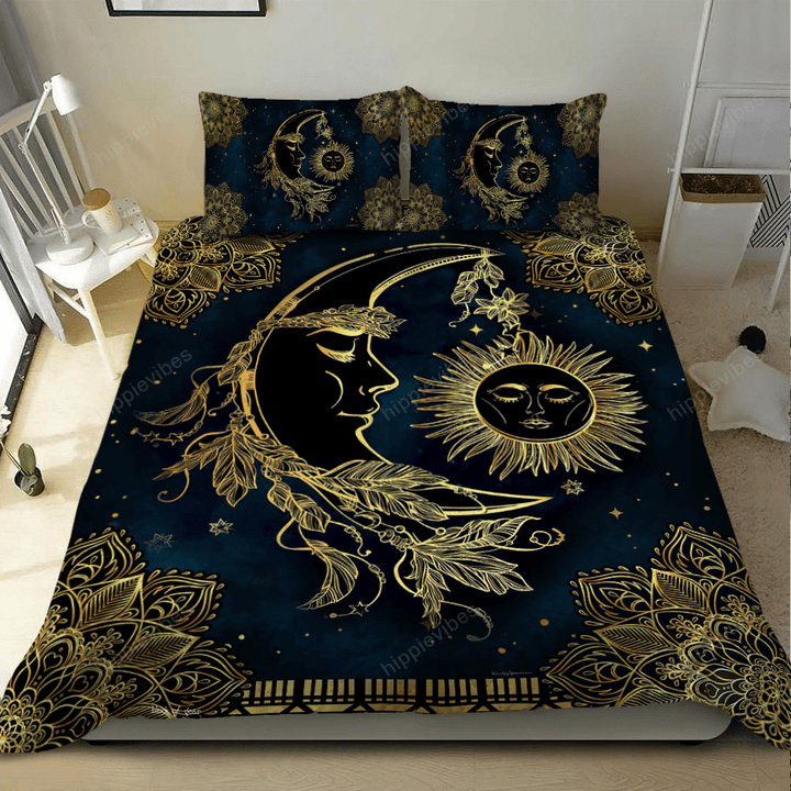 Sun and Moon Mandala Bedding Set