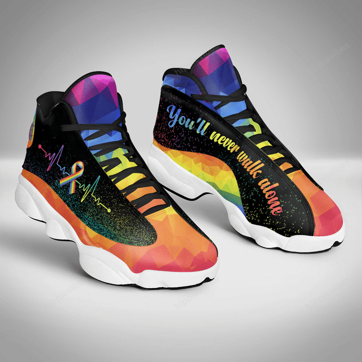 LGBT you'll never walk alone JD13 Shoes