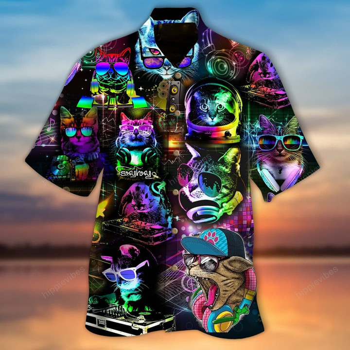 Disco Cats Hawaii Shirt HPV01