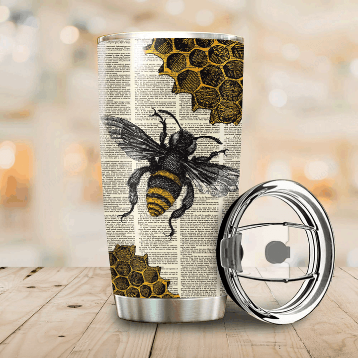 Bee Dictionary Page Tumbler