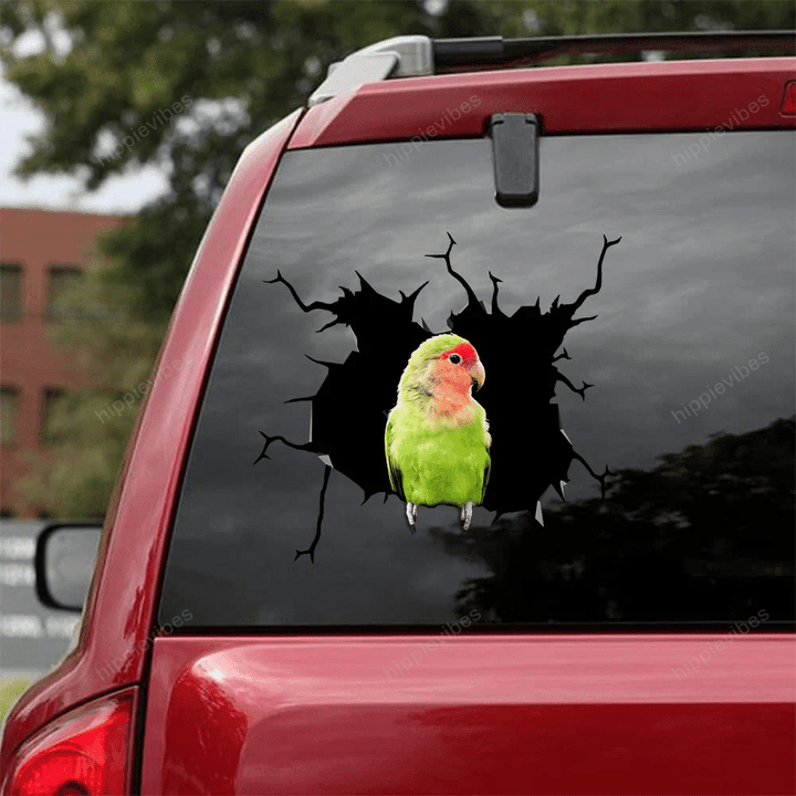Parrot Crack Car Sticker 14