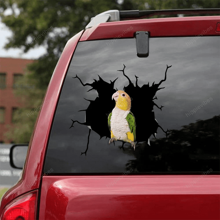 Parrot Crack Car Sticker 15