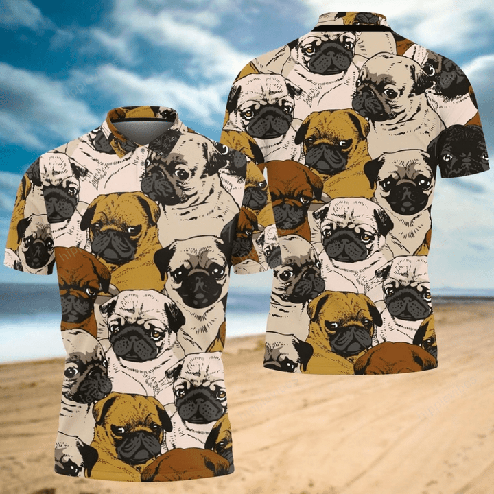 Pug Love Polo Shirt