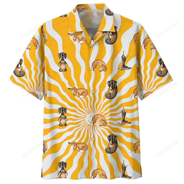 Dachshund Hawaii Shirt HPV04