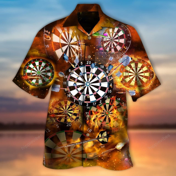 Born To Play Darts Hawaiian Shirt RE