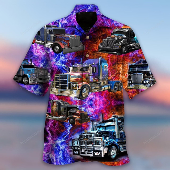 I Am The Mother Trucker Your Mom Warned You About Hawaiian Shirt - RE