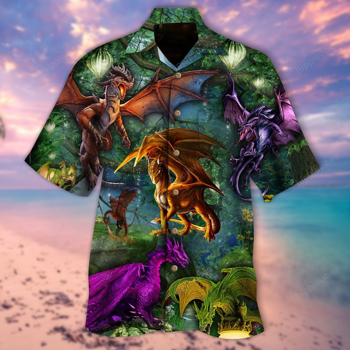 Dragon In Spring Hawaiian Shirt - RE