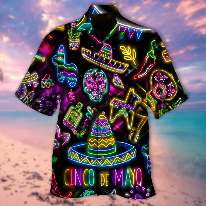 Neon Mexico Unisex Hawaiian Shirt - RE